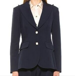 Alexia Admor Navy Women's Blazer
